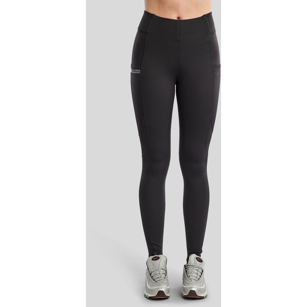 Montar Leggings da Equitazione MoTilley Full Grip Nero