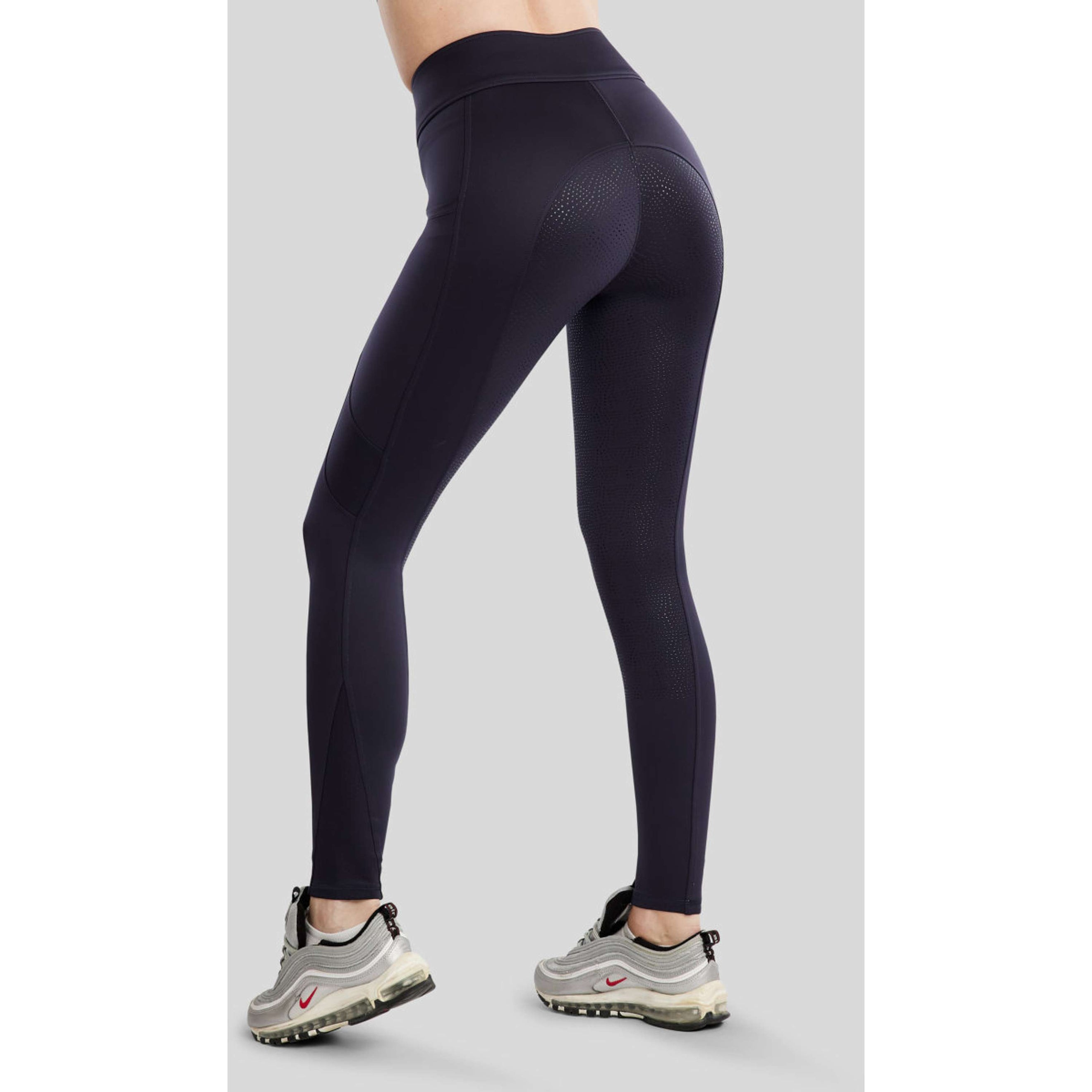 Montar Leggings da Equitazione MoTilley Full Grip Navy
