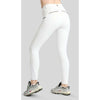 Montar Pantaloni da Equitazione MoVeronica Golden Quartz Full Grip Bianco