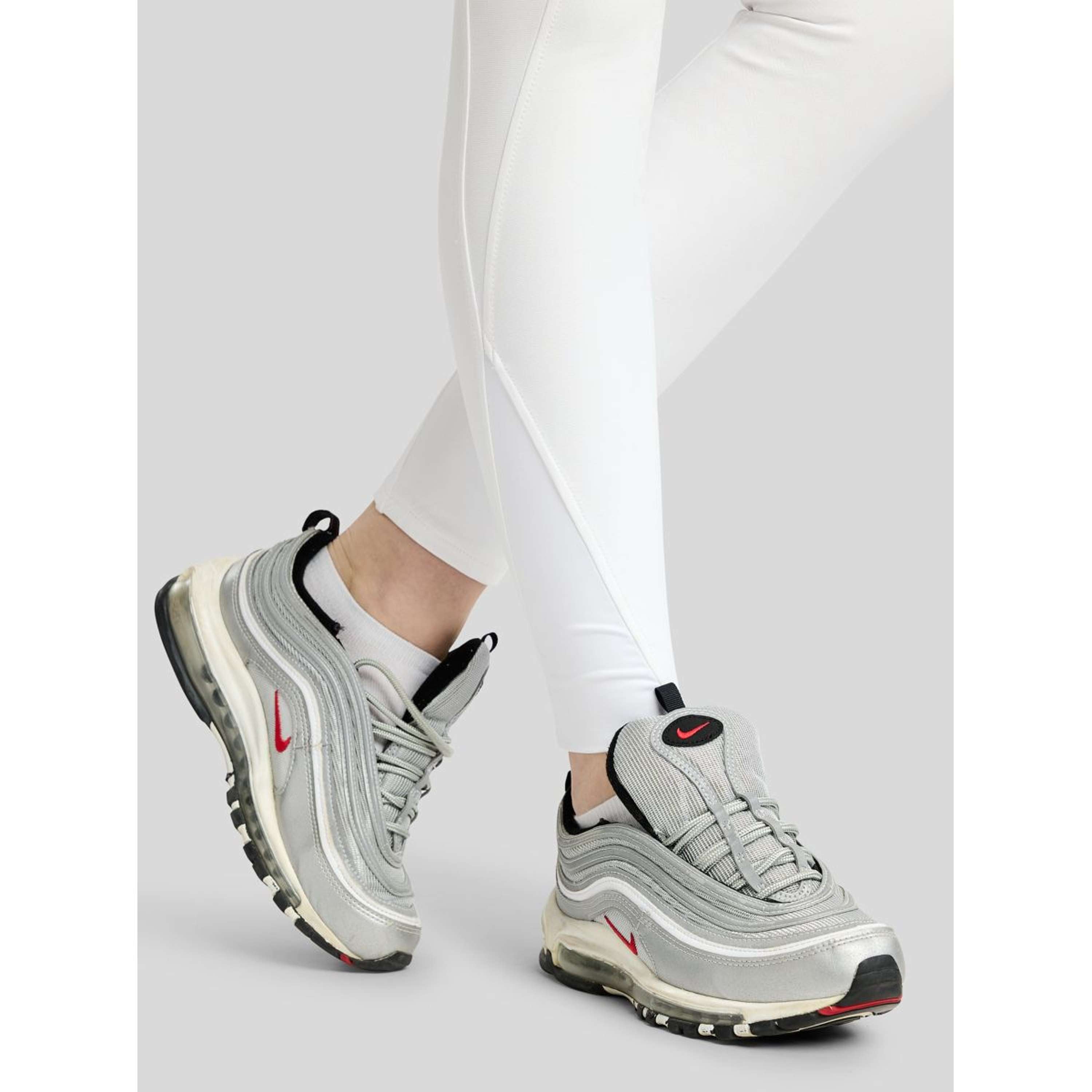 Montar Pantaloni da Equitazione MoVeronica Golden Quartz Full Grip Bianco