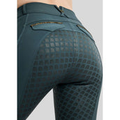 Montar Pantaloni da Equitazione MoVeronica Golden Quartz Full Grip Dark Slate