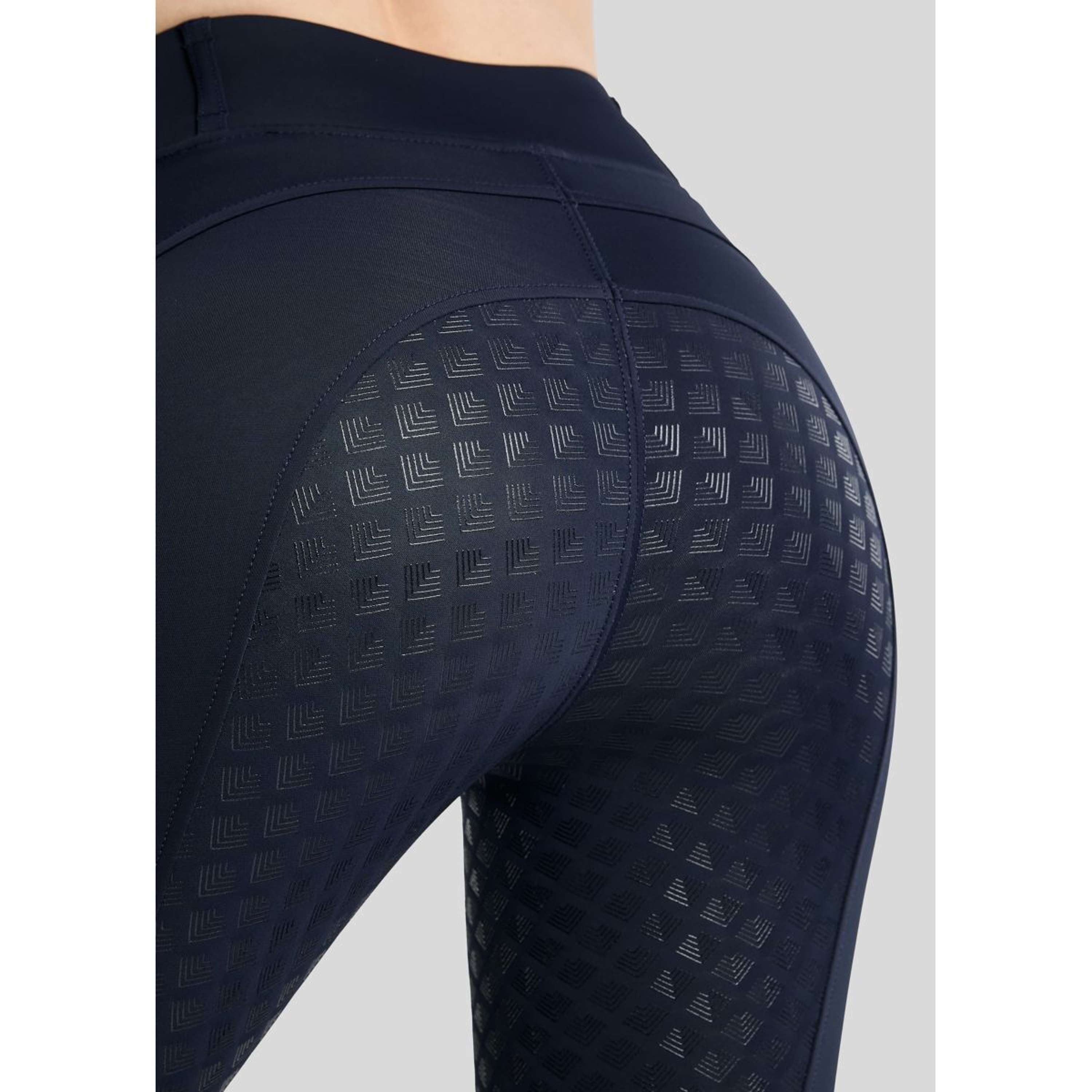 Montar Leggings da equitazione termici MoVeronica Golden Quartz Full Grip Navy