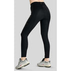 Montar Leggings da Equitazione MoWilma Hybrid Pintucks Golden Quartz Crystals Full Grip Nero