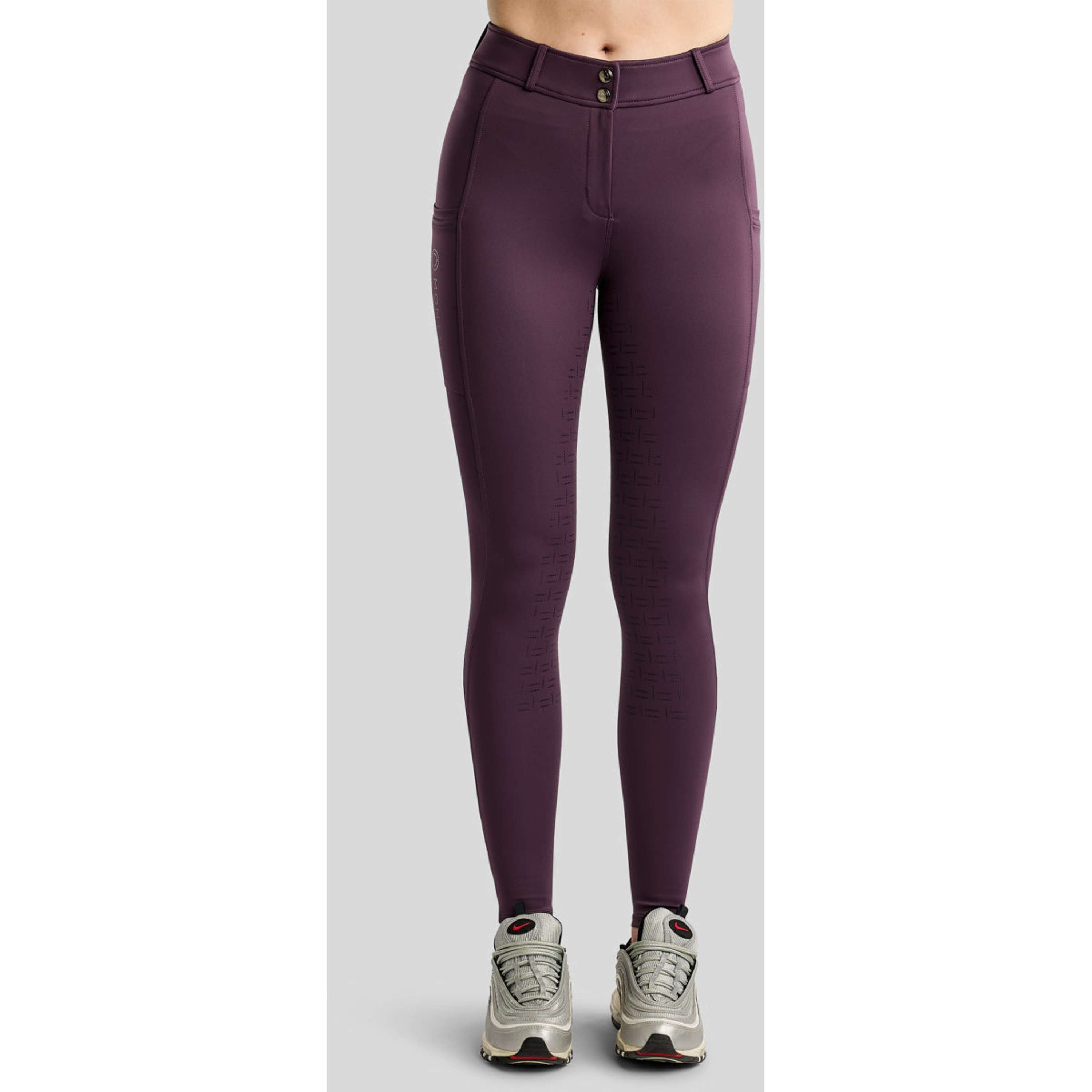 Montar Pantaloni da Equitazione MoFair Full Grip Fig