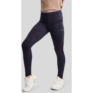 Montar Leggings da Equitazione MOEverlisa Kids Full Grip Navy