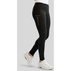 Montar Leggings da Equitazione MoEverline Hybrid Golden Quartz Crystals Kids Full Grip Nero