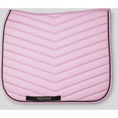 Montar Sottosella Fair Gun Metal Crystals Dressage Candy Pink