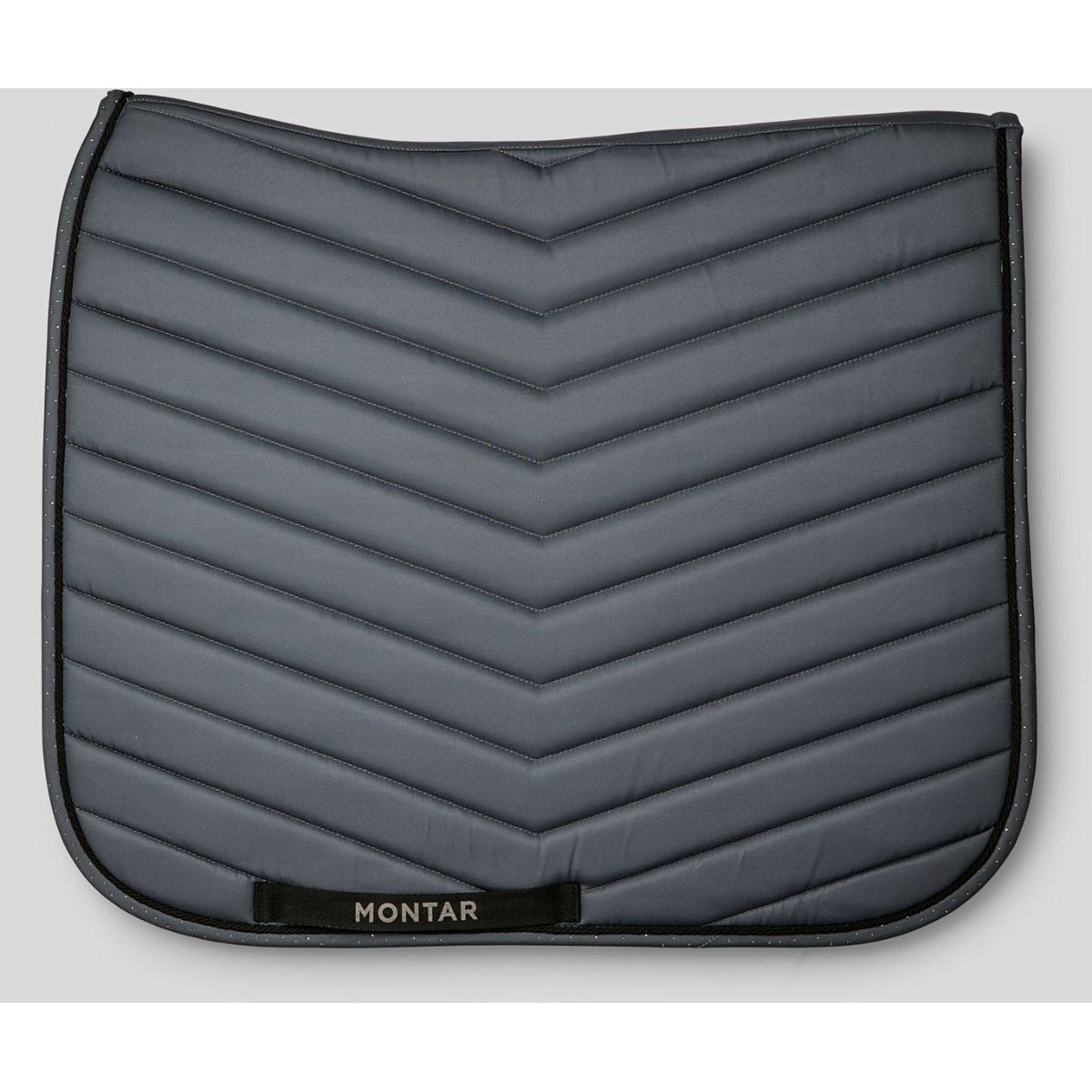 Montar Sottosella Fair Gun Metal Crystals Dressage Grigio