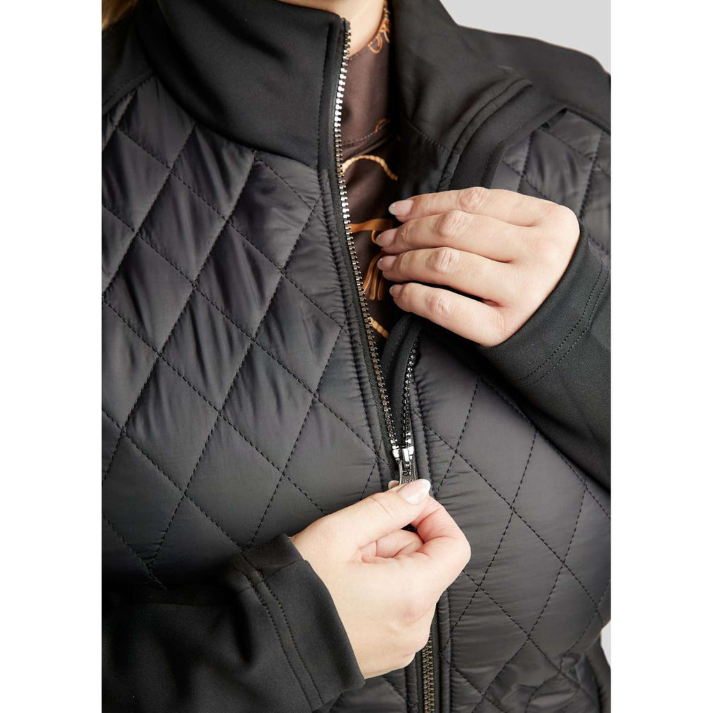 Montar Jack MoQuinn Quilted Long Nero