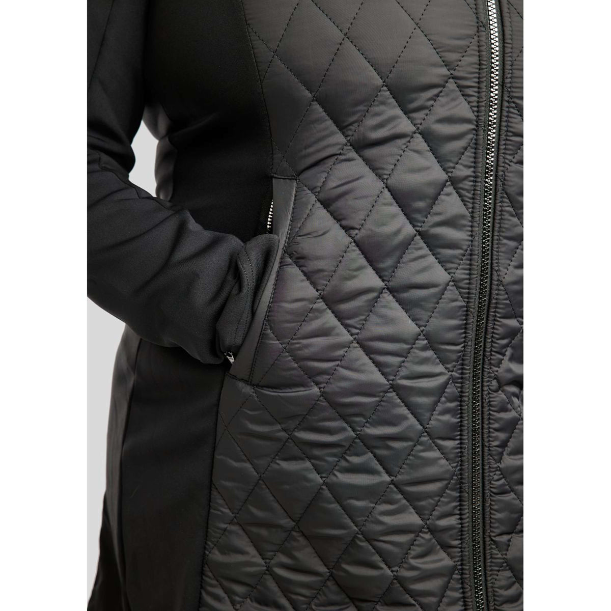 Montar Jack MoQuinn Quilted Long Nero
