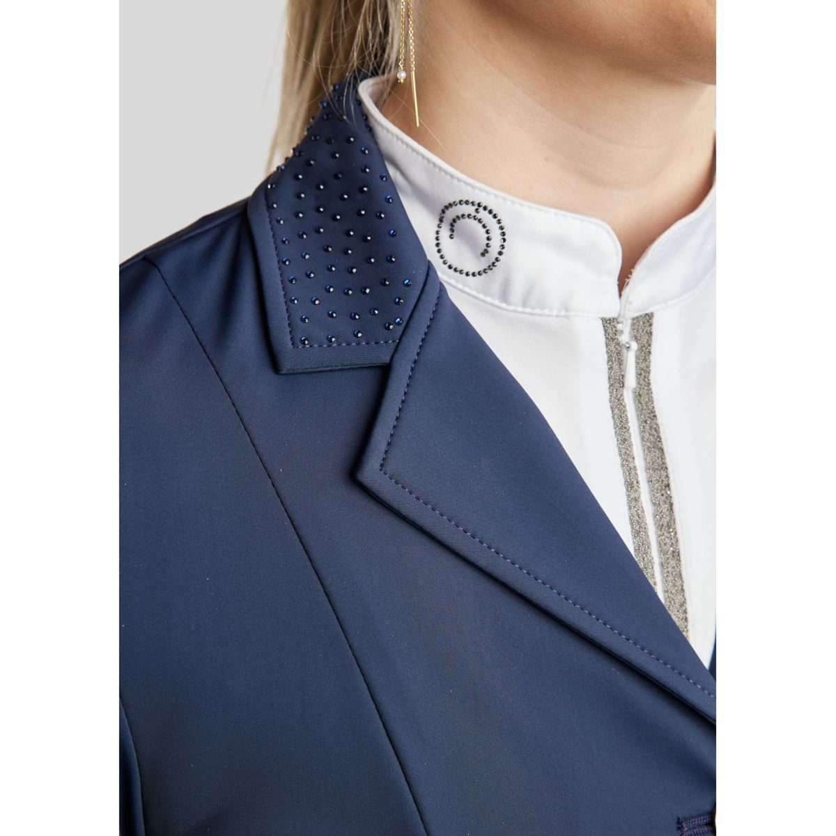 Montar Giacca da Competizione Corta Dressage Navy