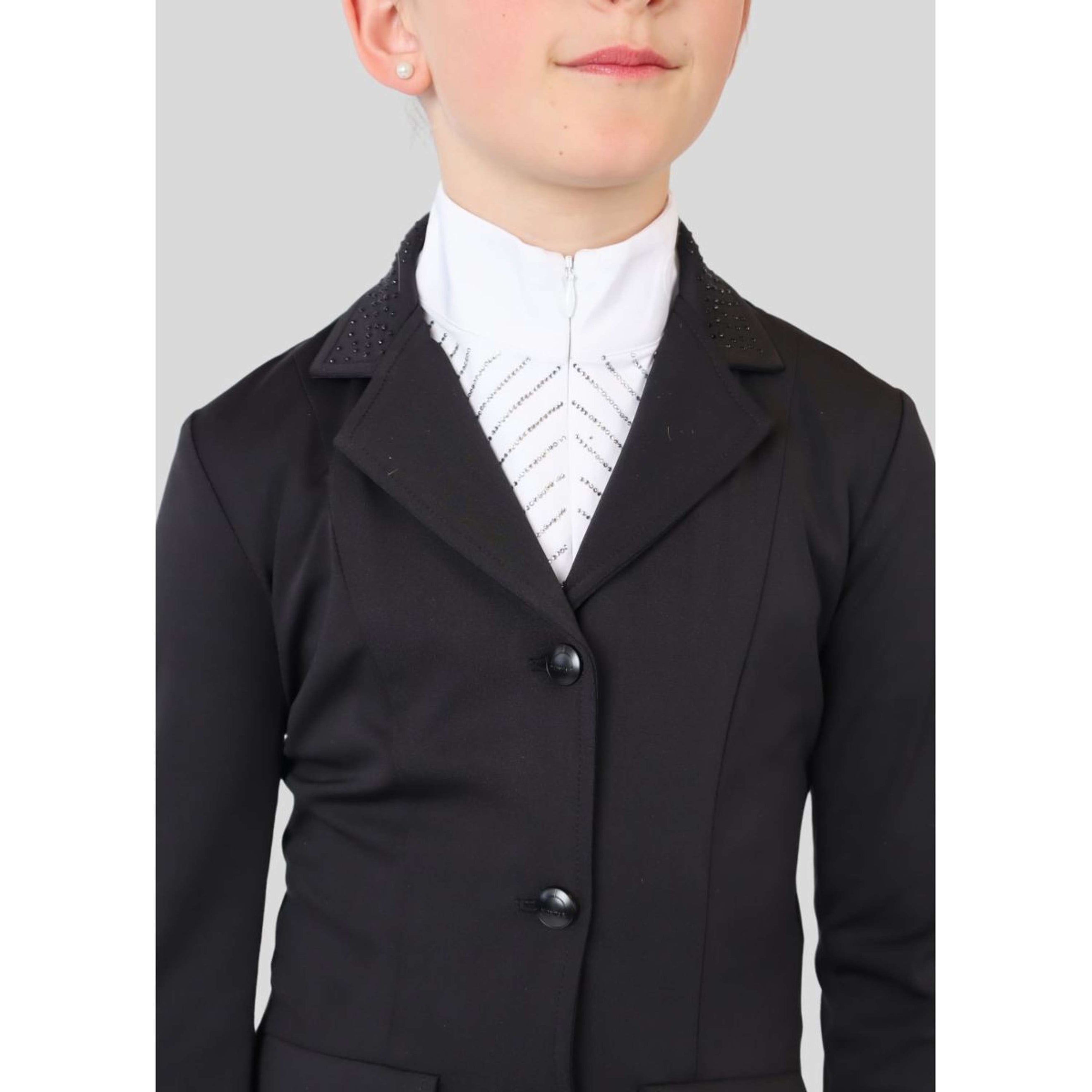 Montar Giacca da Competizione Crystals Junior Nero Montar Giacca da Competizione Crystals Junior Nero