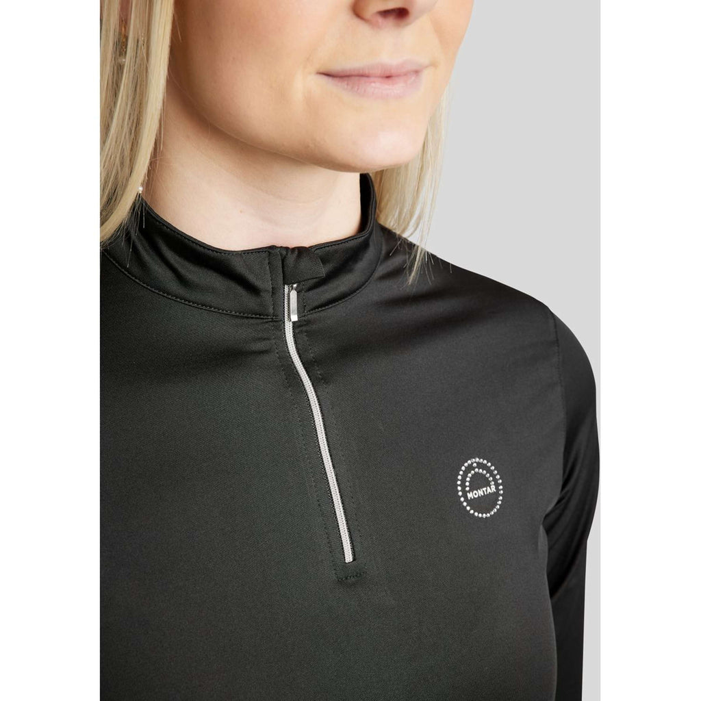 Montar Polo Everly Crystal Logo Nero