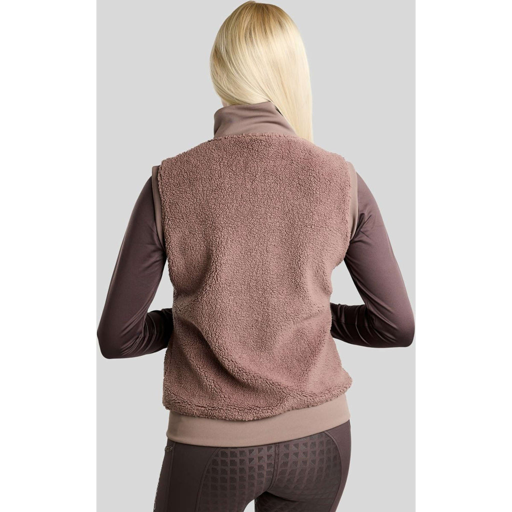 Montar Gilet MoEbba Teddy Pile Golden Quartz Nougat Brown