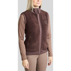 Montar Gilet MoEbba Teddy Pile Golden Quartz Black Peony