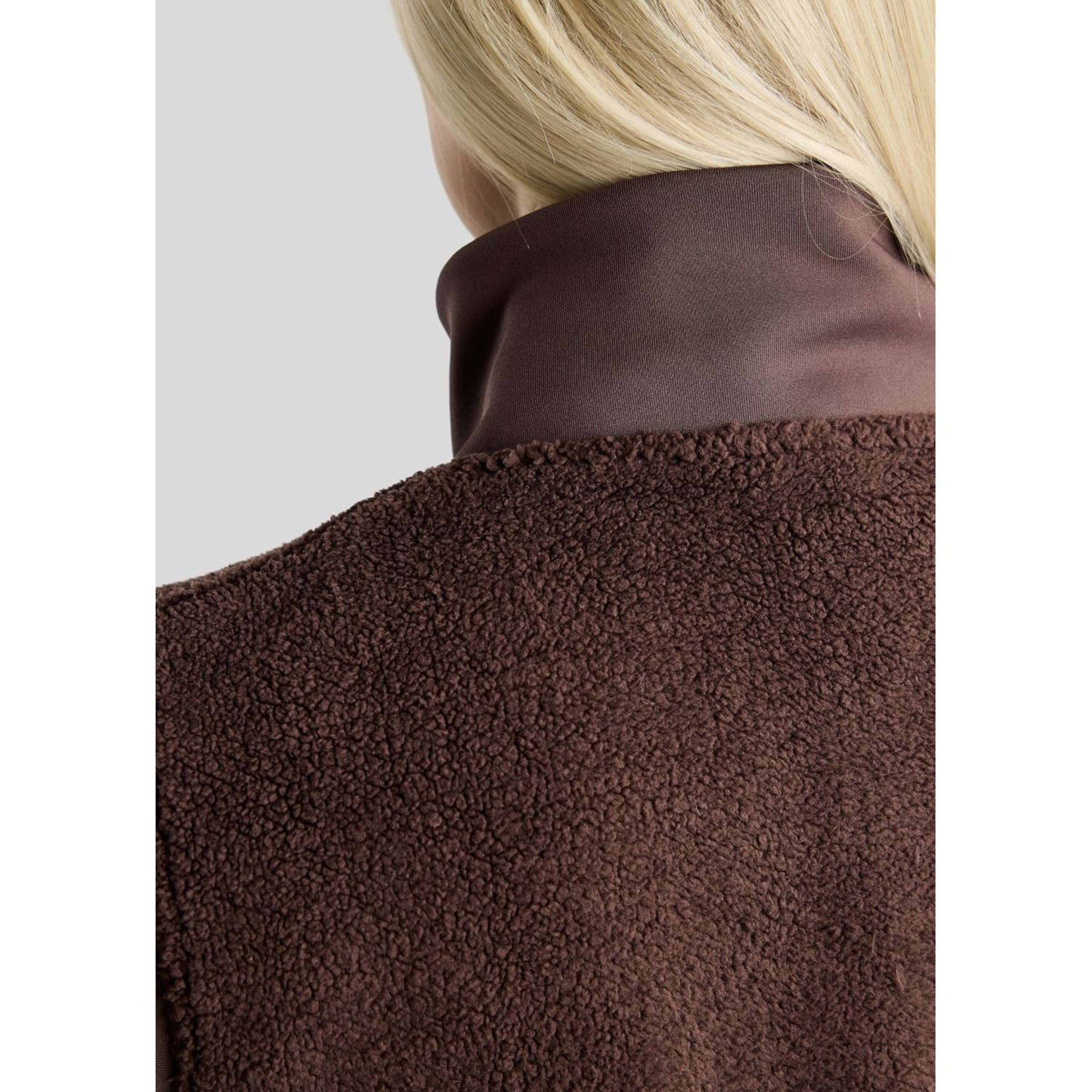 Montar Gilet MoEbba Teddy Pile Golden Quartz Black Peony