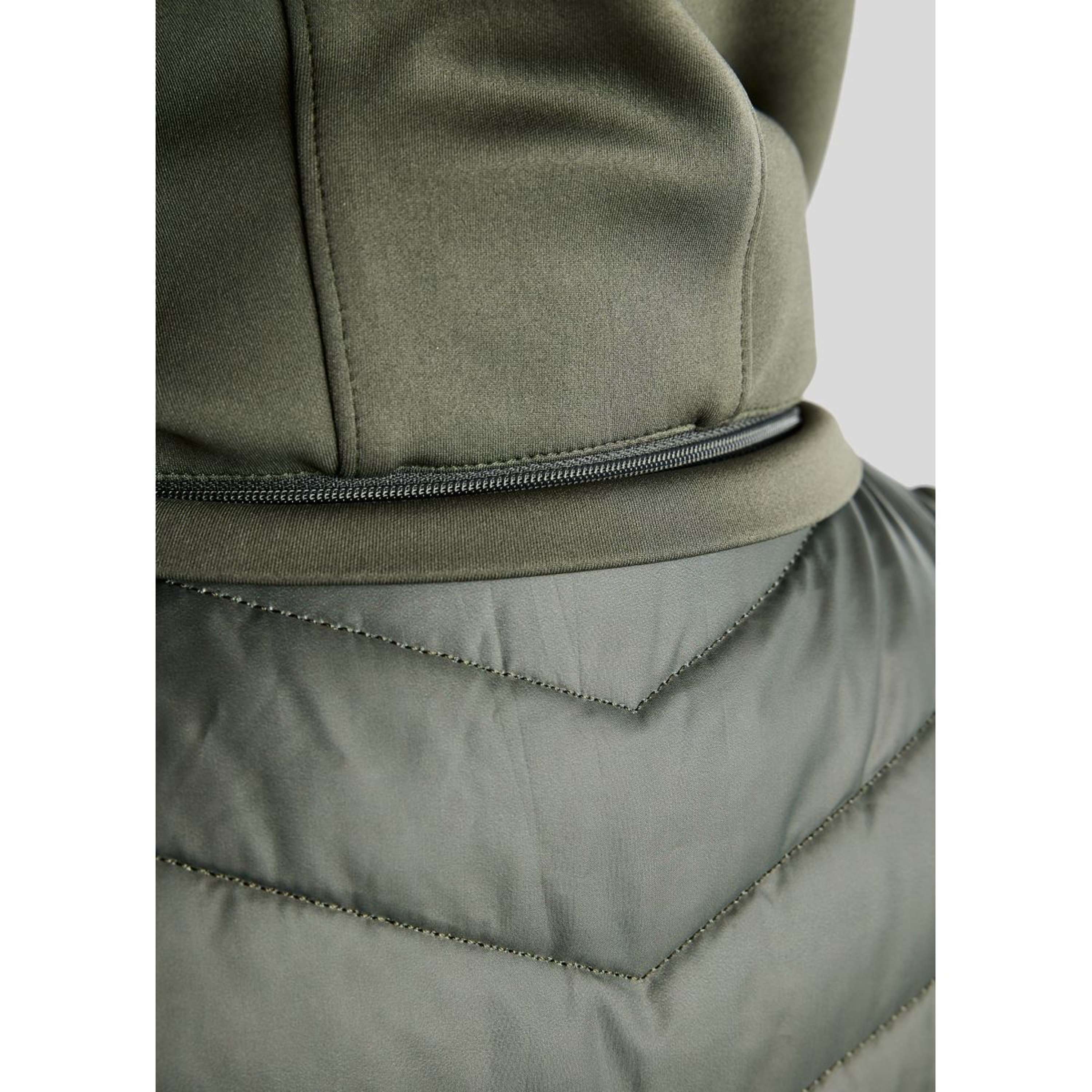 Montar Gilet MoEverline Hybrid Detachable Hood Golden Quartz Crystals Forest Green