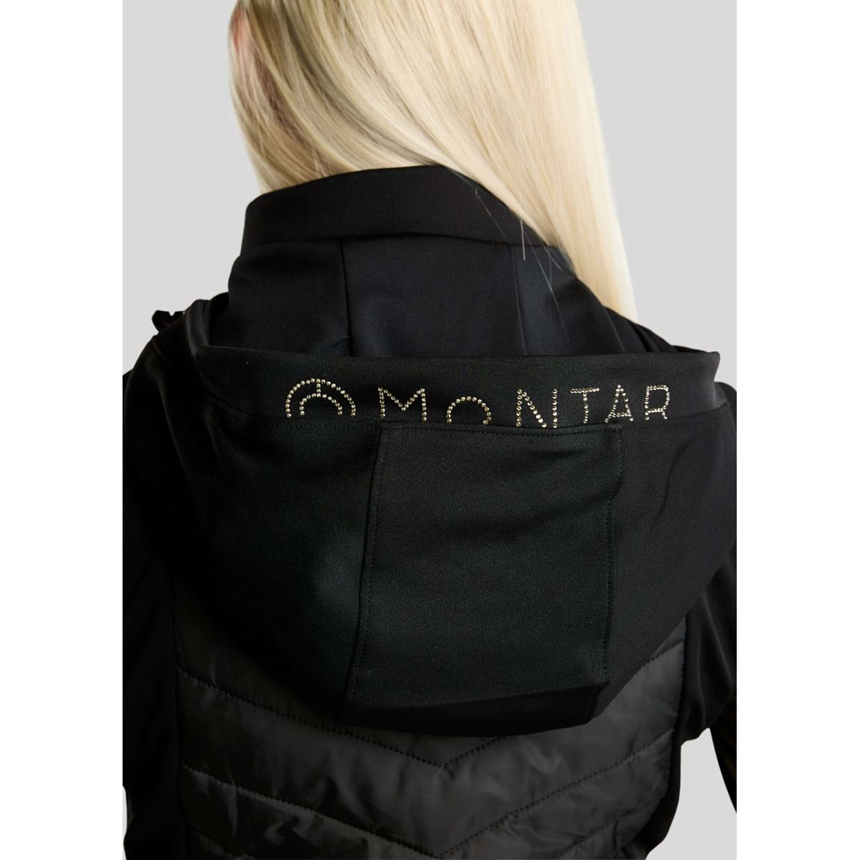 Montar Gilet MoEverline Hybrid Detachable Hood Golden Quartz Crystals Nero