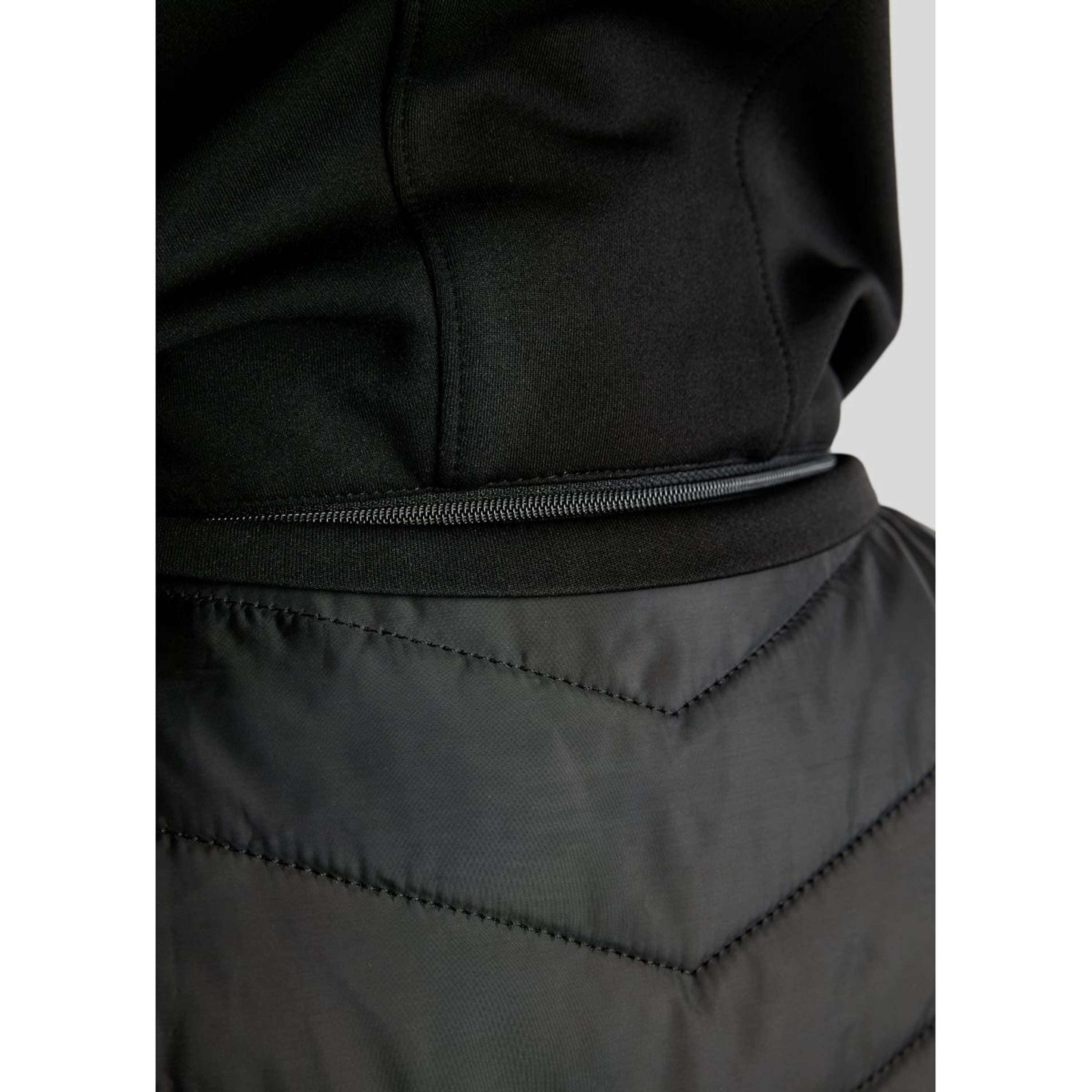 Montar Gilet MoEverline Hybrid Detachable Hood Golden Quartz Crystals Nero