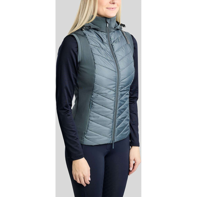 Montar Gilet MoEverline Hybrid Detachable Hood Golden Quartz Crystals Dark Slate