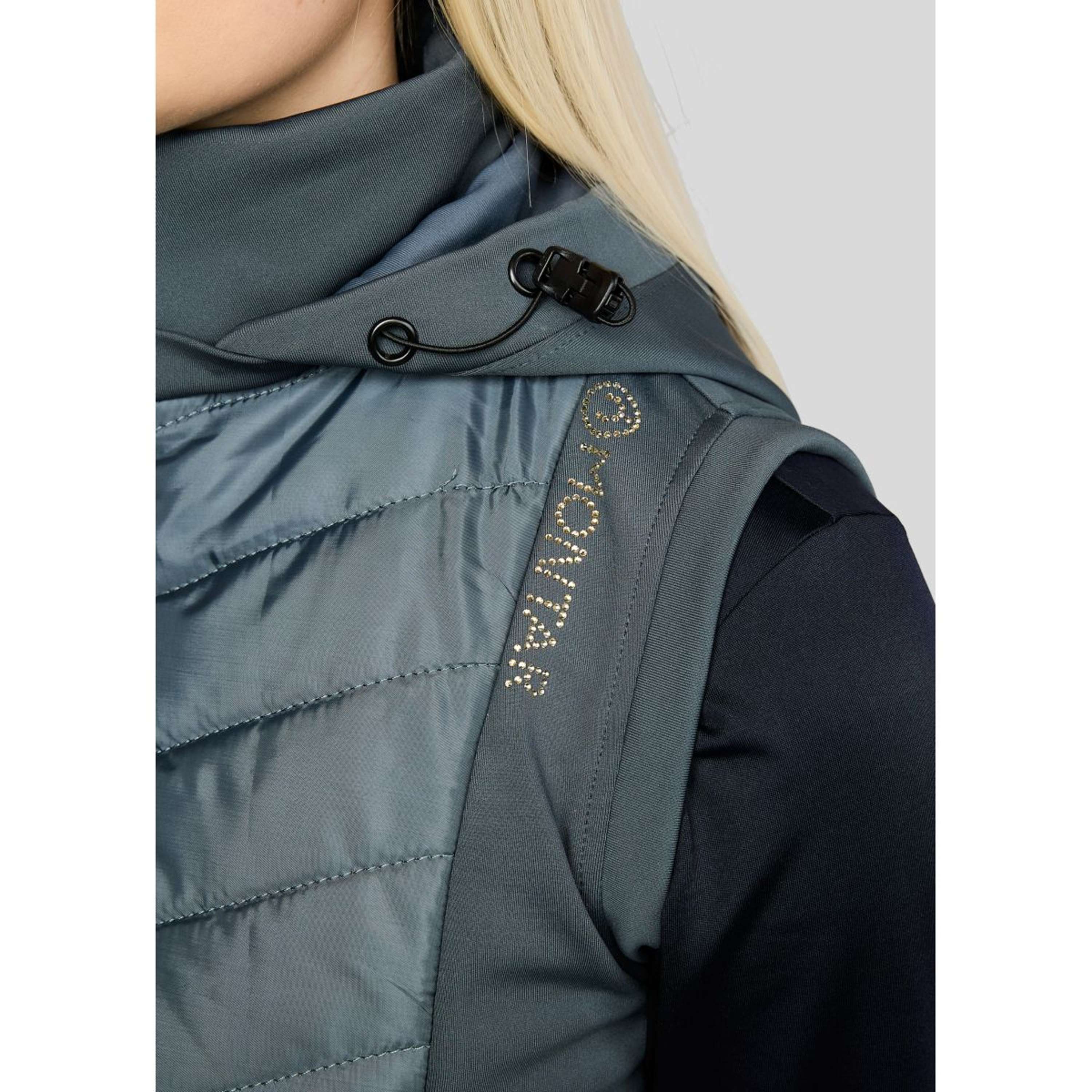 Montar Gilet MoEverline Hybrid Detachable Hood Golden Quartz Crystals Dark Slate