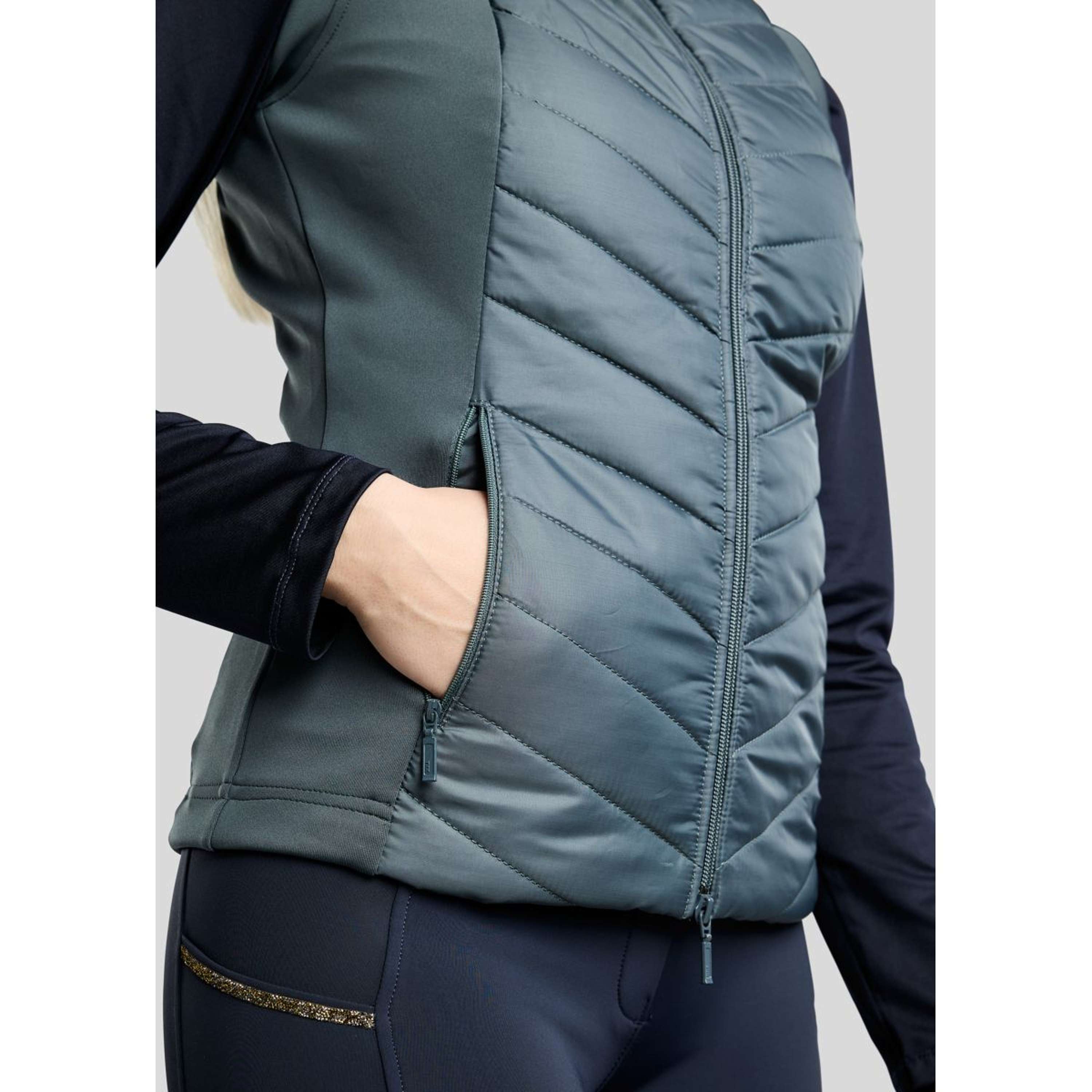 Montar Gilet MoEverline Hybrid Detachable Hood Golden Quartz Crystals Dark Slate