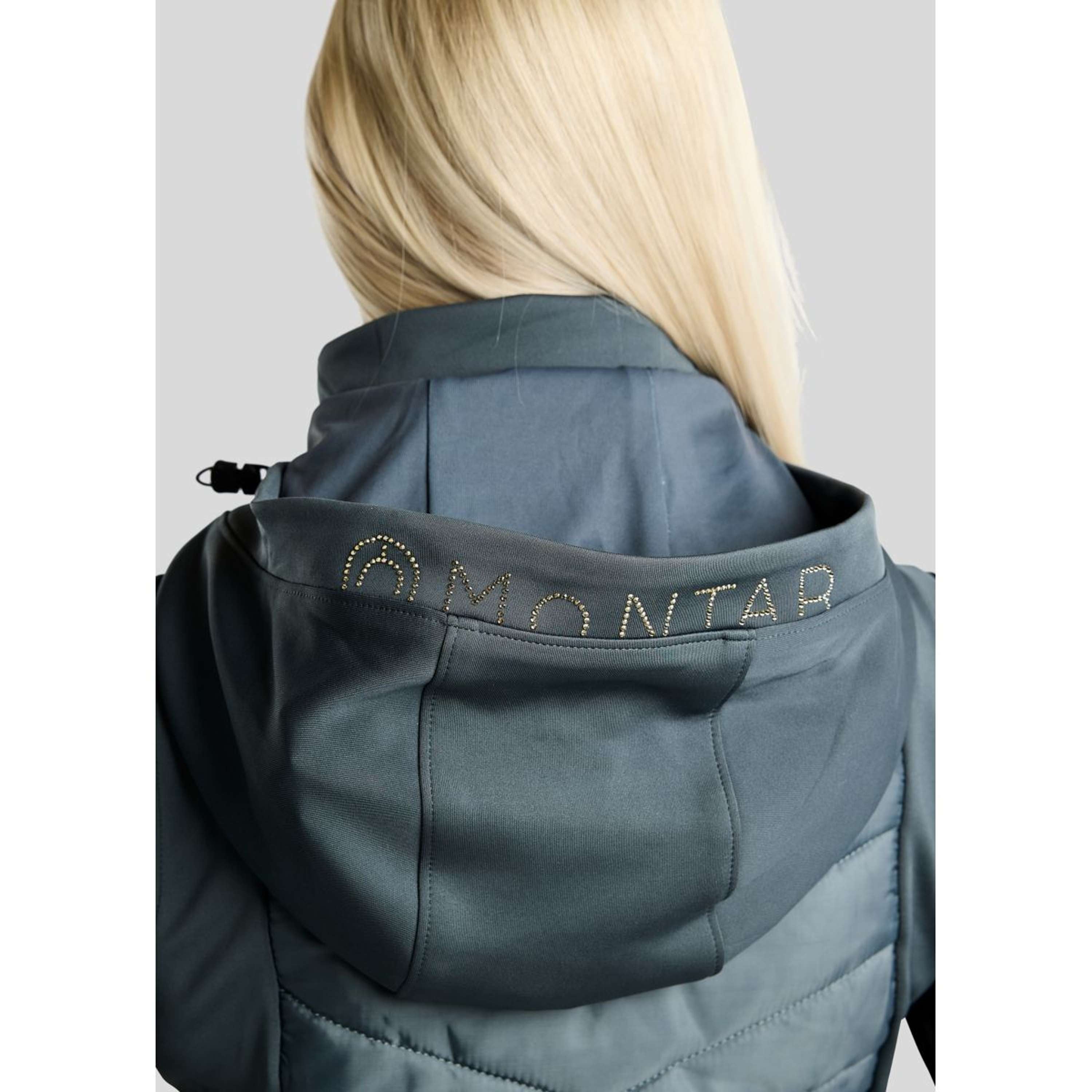 Montar Gilet MoEverline Hybrid Detachable Hood Golden Quartz Crystals Dark Slate