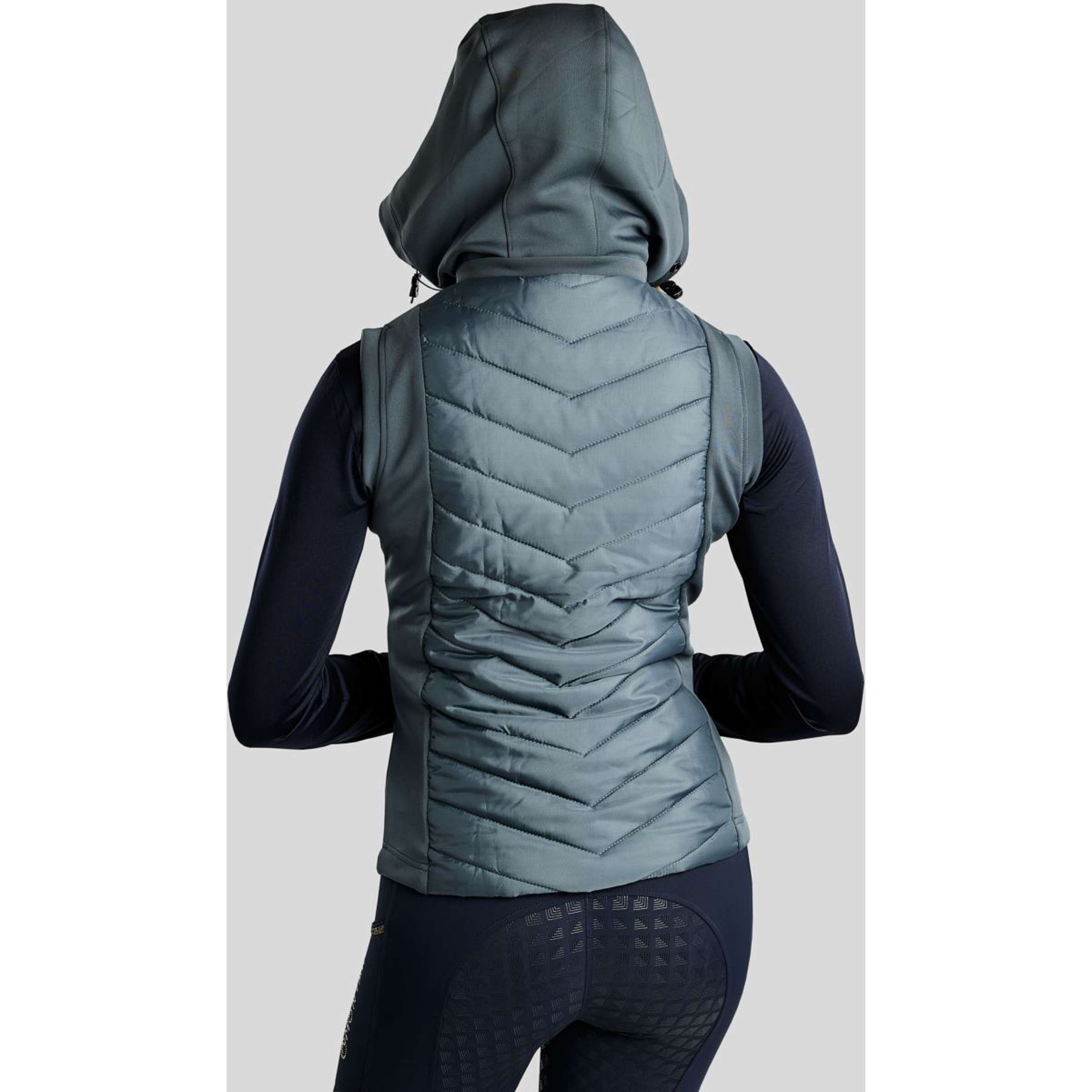 Montar Gilet MoEverline Hybrid Detachable Hood Golden Quartz Crystals Dark Slate
