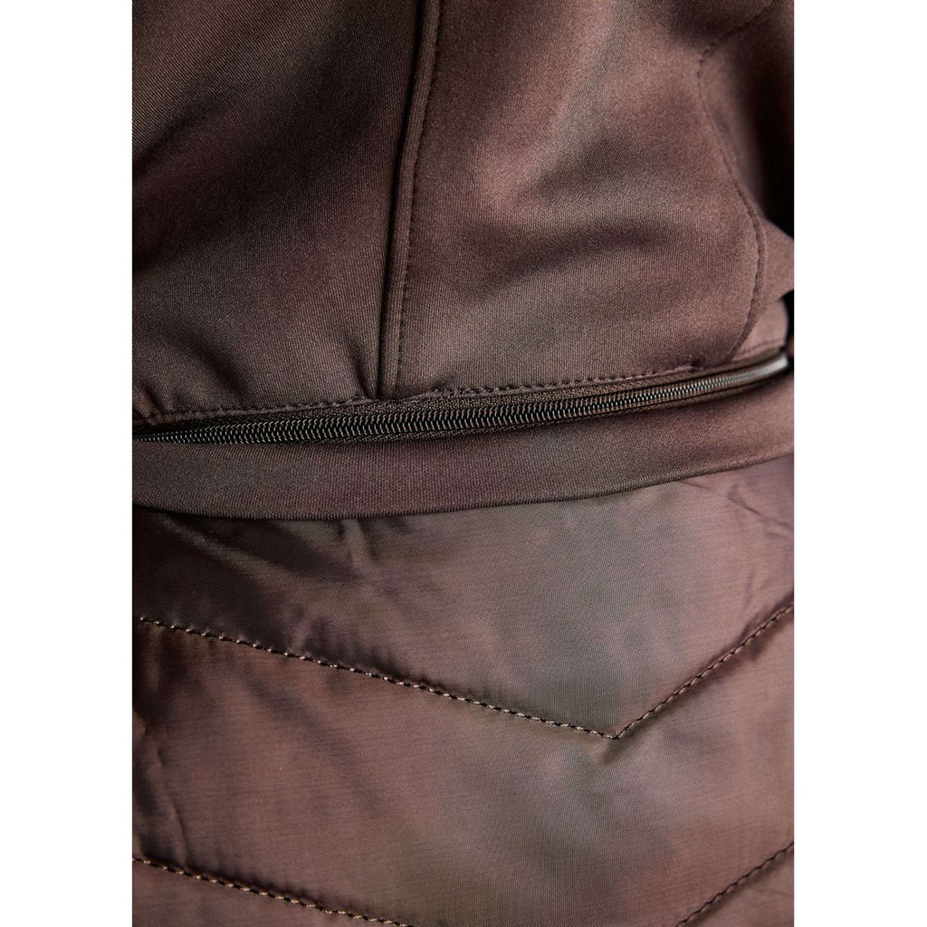 Montar Gilet MoEverline Hybrid Detachable Hood Golden Quartz Crystals Black Peony