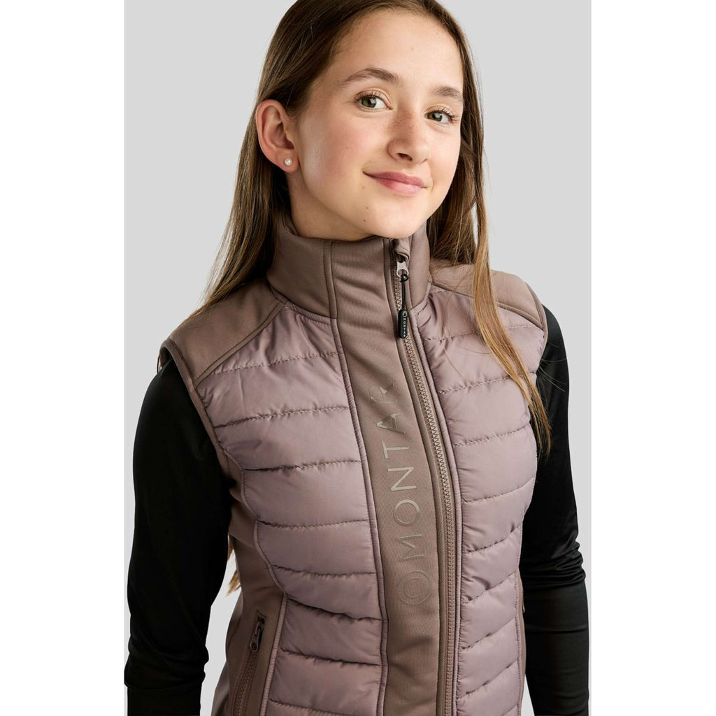 Montar Gilet Emma Quilt Kids Nougat Brown