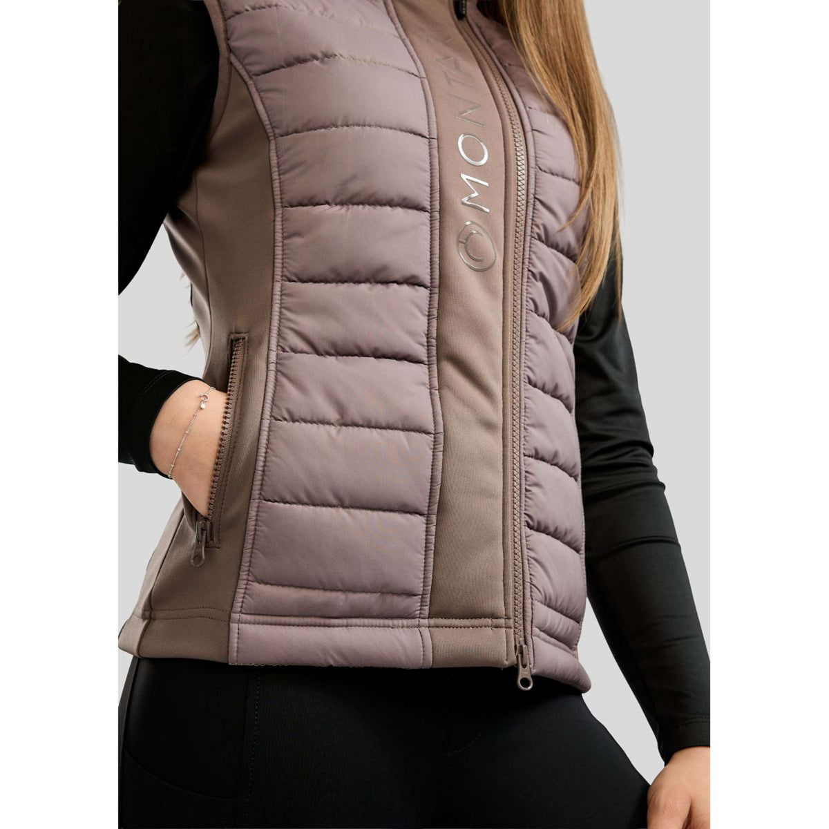 Montar Gilet Emma Quilt Kids Nougat Brown