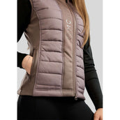 Montar Gilet Emma Quilt Kids Nougat Brown