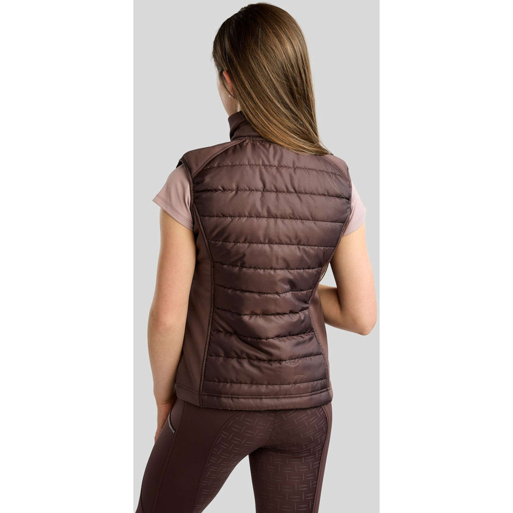Montar Gilet Emma Quilt Kids Black Peony
