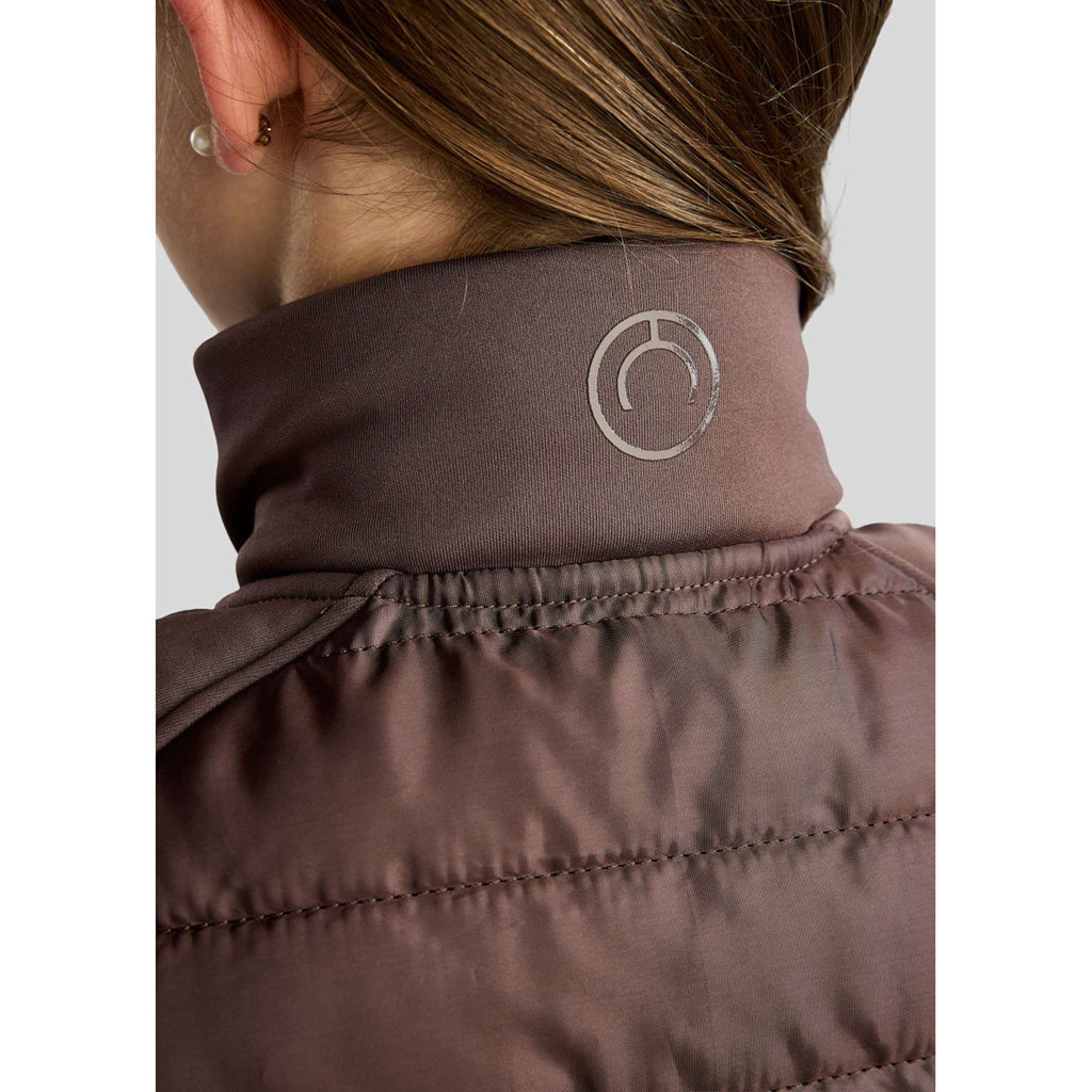 Montar Gilet Emma Quilt Kids Black Peony