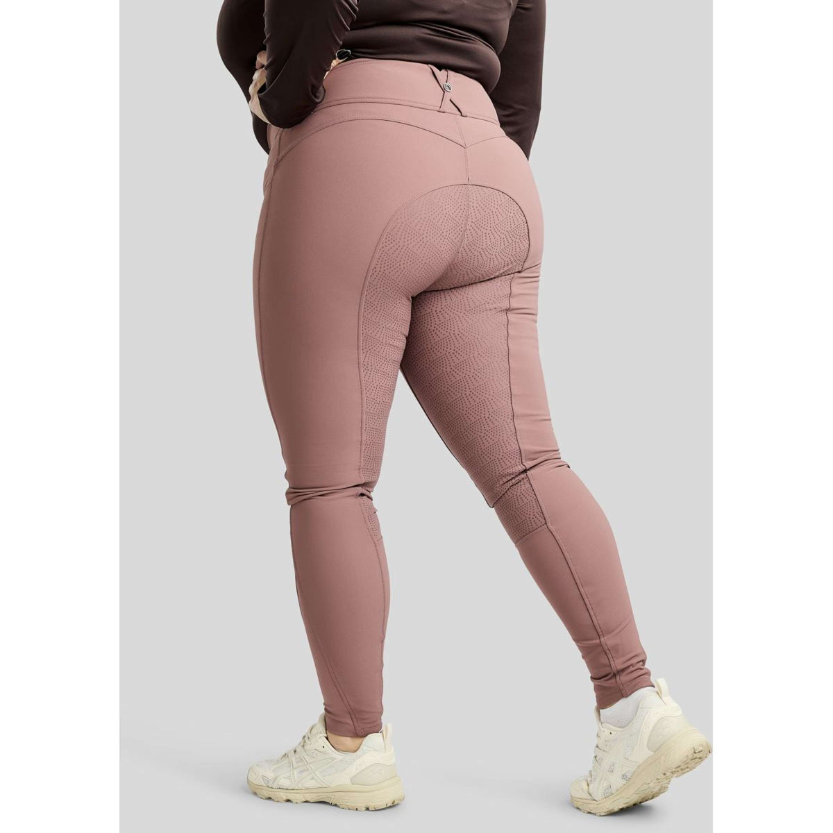 Montar Pantaloni da Equitazione Ess Megan Highwaist Curve Dusty Rose