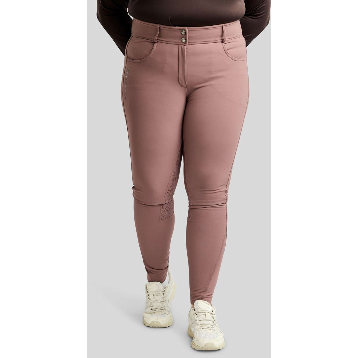 Montar Pantaloni da Equitazione Ess Megan Highwaist Curve Dusty Rose