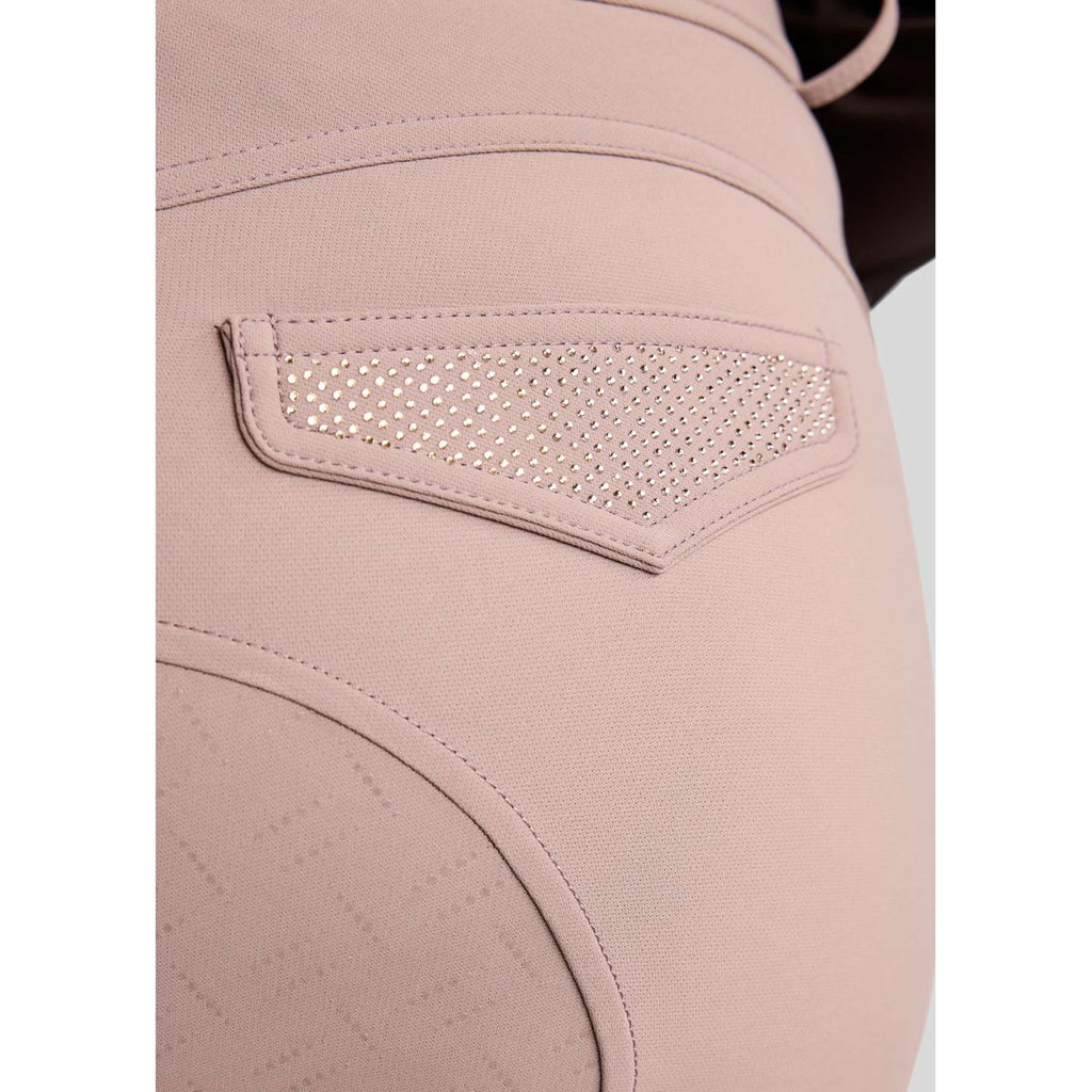 Montar Pantaloni da Equitazione Briella Curve Dusty Rose