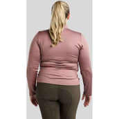 Montar Maglia Briella Rosegold Crystals Curve Maniche Lunghe Dusty Rose