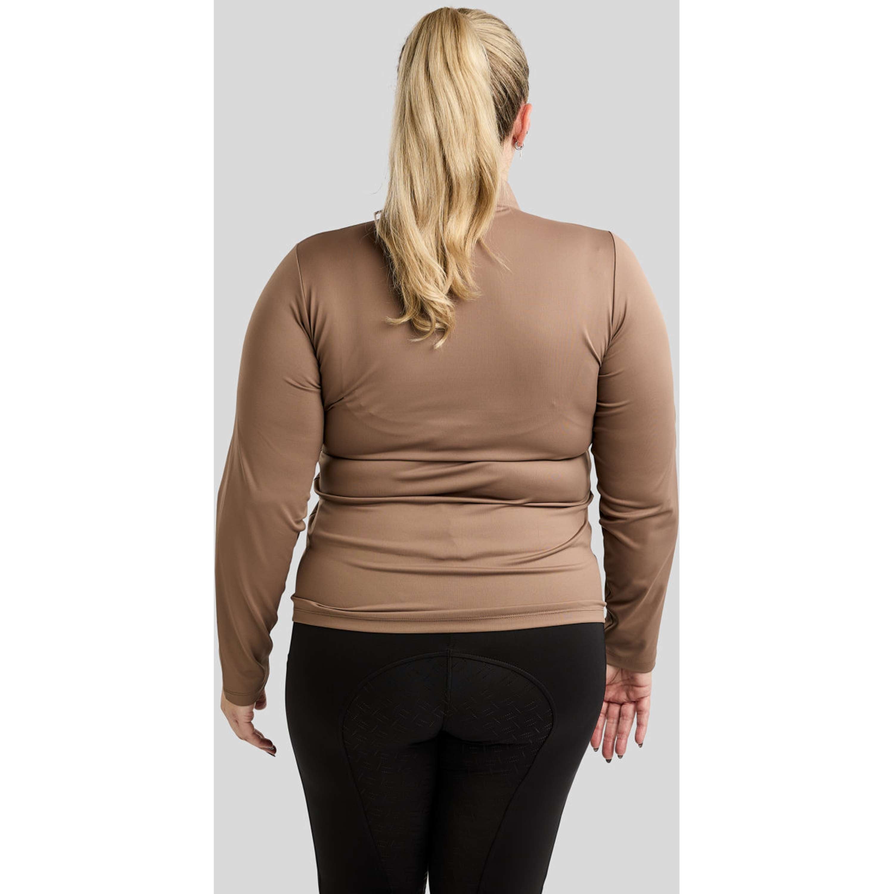Montar Maglia MoFlair Curve Maniche Lunghe Nougat Brown