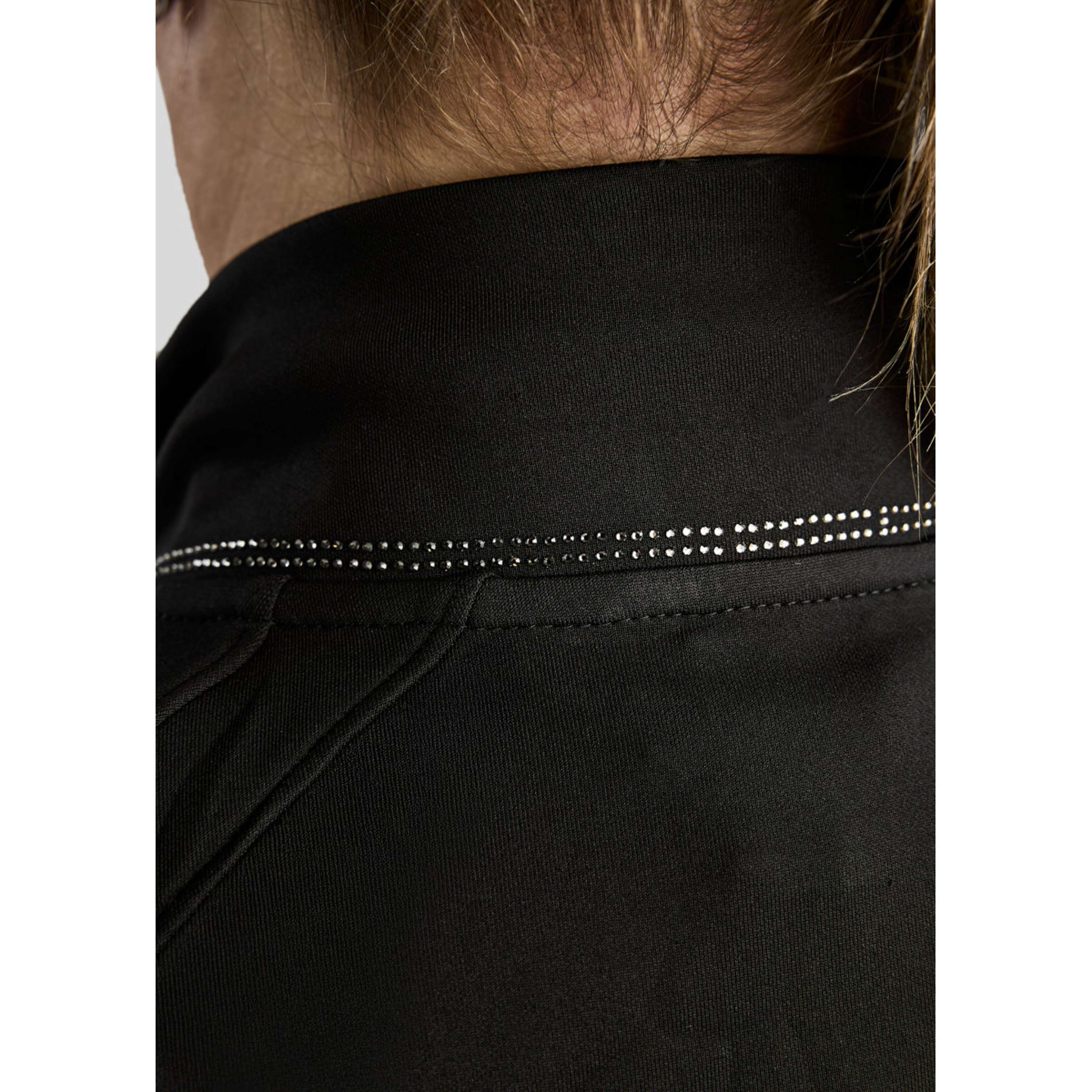Montar Felpa con cappuccio e zip MoFlair Curve Nero