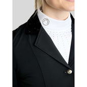 Montar Giacca da Competizione MoValerie Short Velvet Details Golden Quartz Crystals Nero