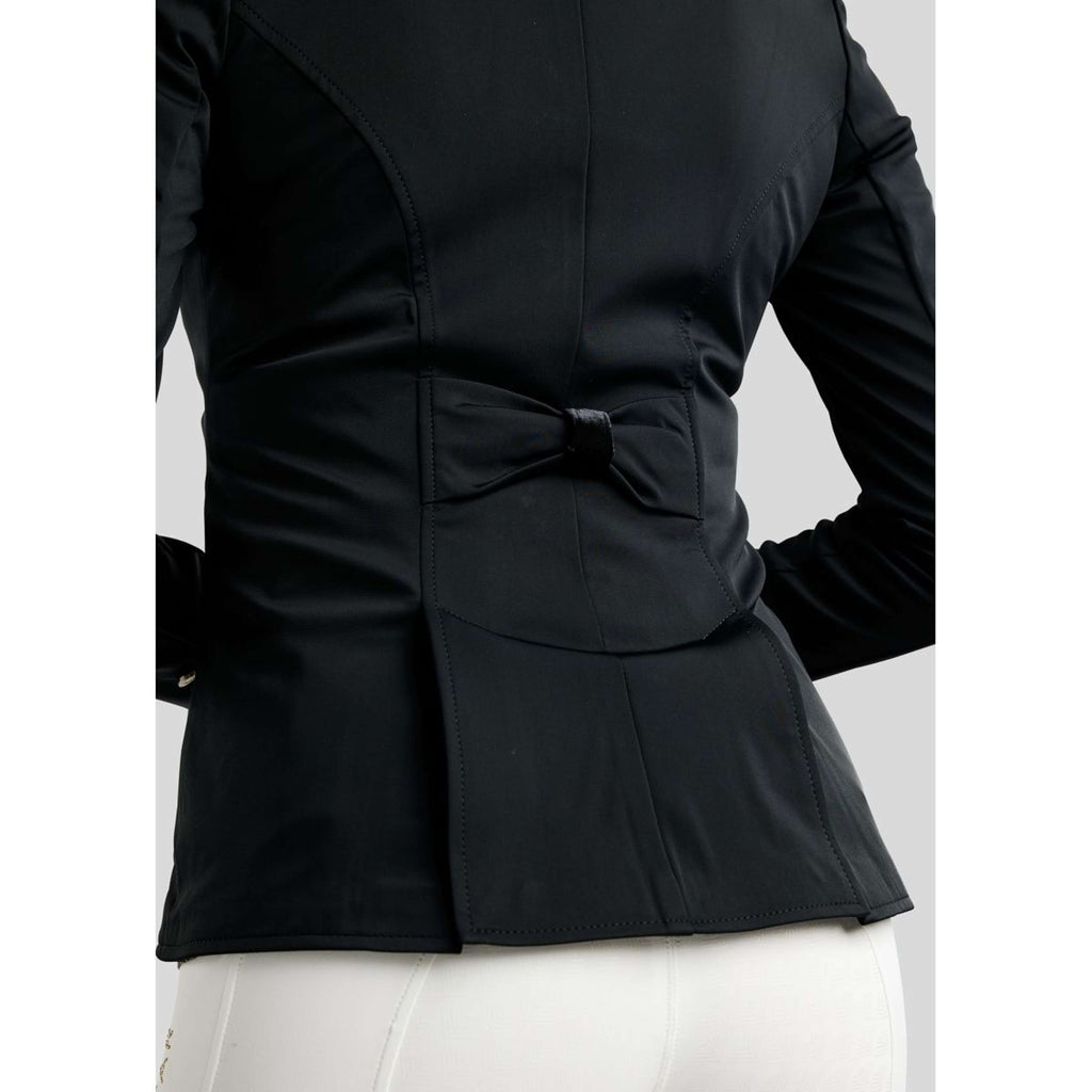 Montar Giacca da Competizione MoValerie Short Velvet Details Golden Quartz Crystals Nero