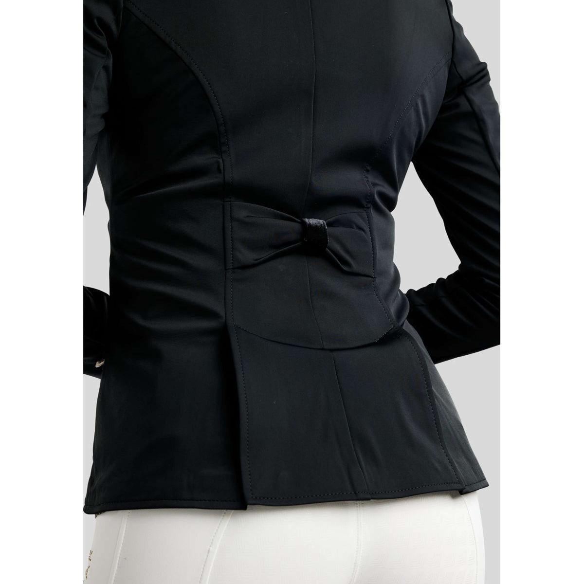 Montar Giacca da Competizione MoValerie Short Velvet Details Golden Quartz Crystals Nero