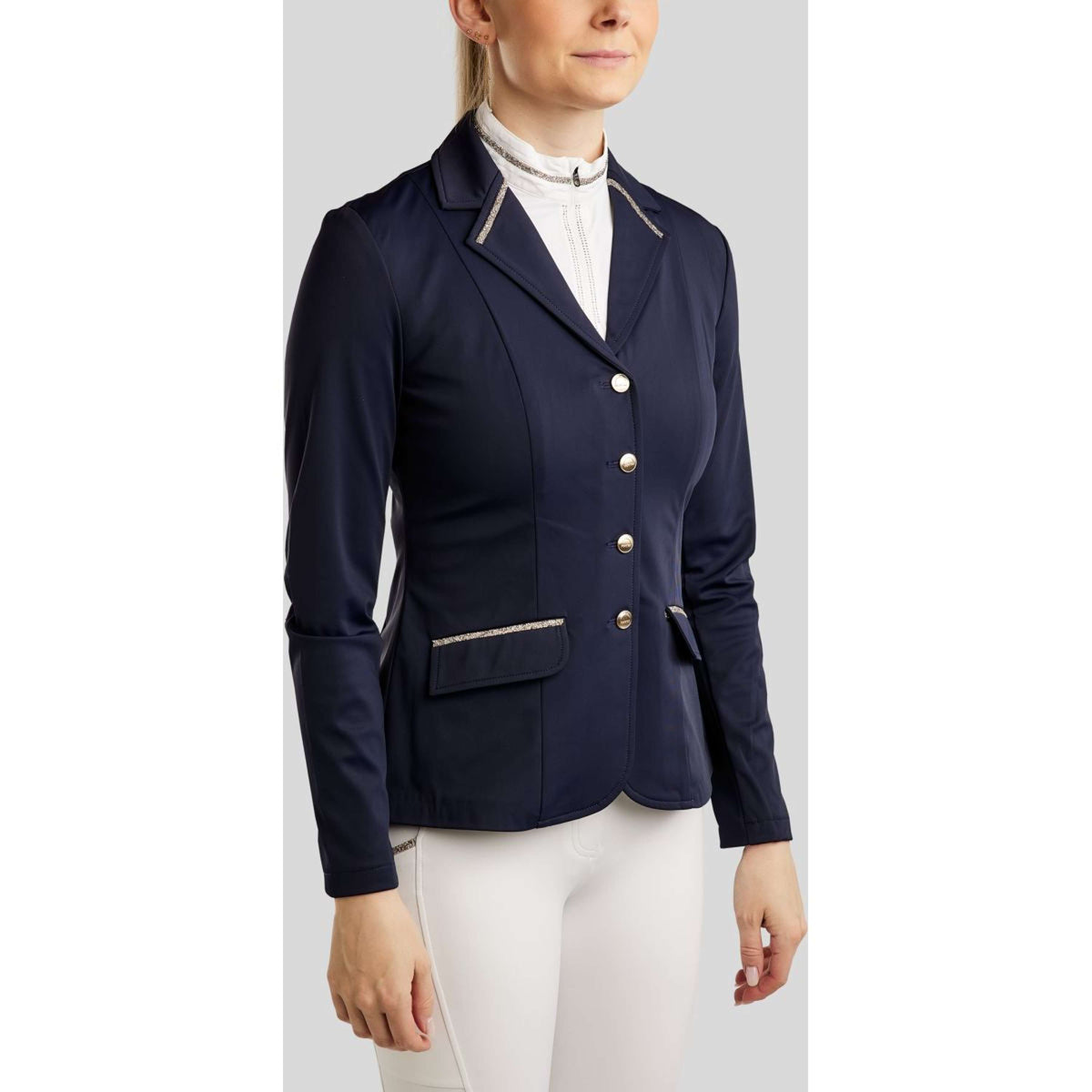 Montar Giacca da Competizione MoLila Champagne Crystals Navy
