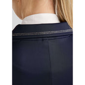 Montar Giacca da Competizione MoPearl Pintucks Gun Metal Crystals Navy