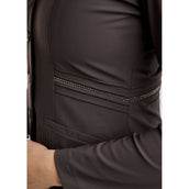 Montar Giacca da Competizione MoPearl Pintucks Gun Metal Crystals Slate Grey