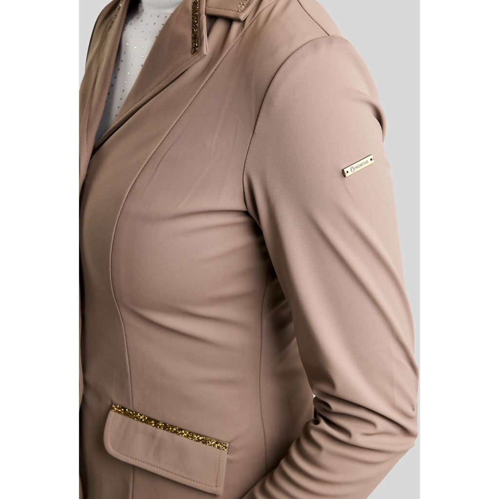 Montar Giacca da Competizione MoEve Golden Quartz Crystals Nougat Brown