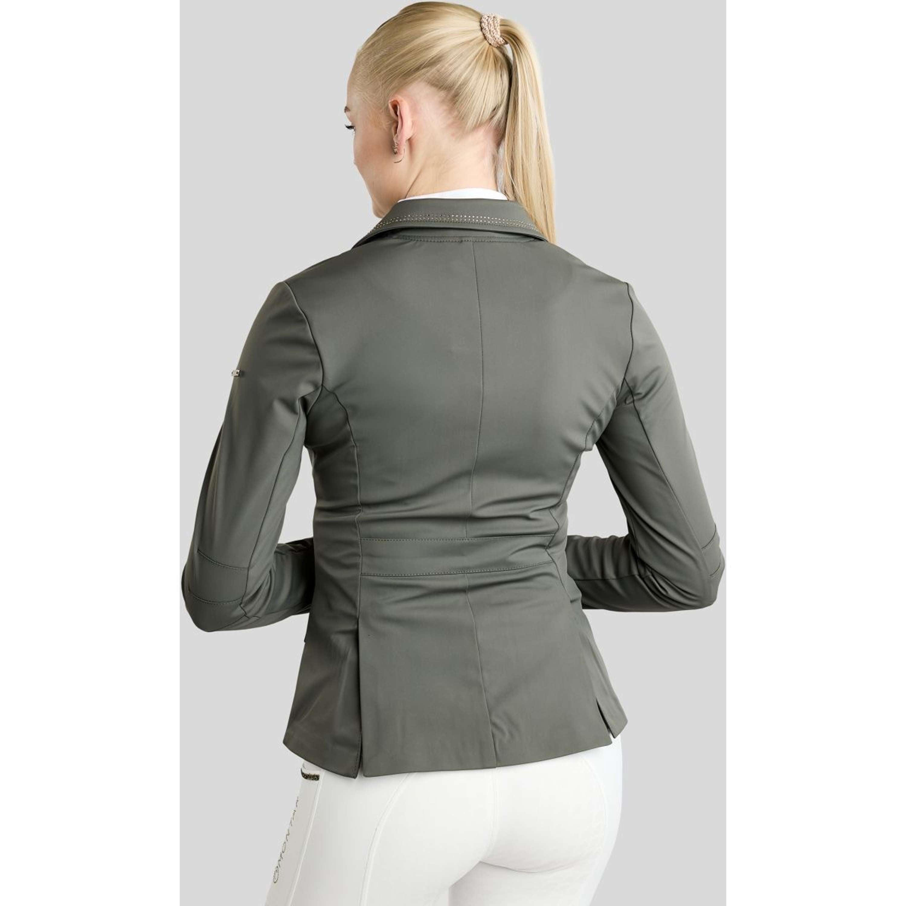 Montar Giacca da Competizione MoEve Golden Quartz Crystals Forest Green