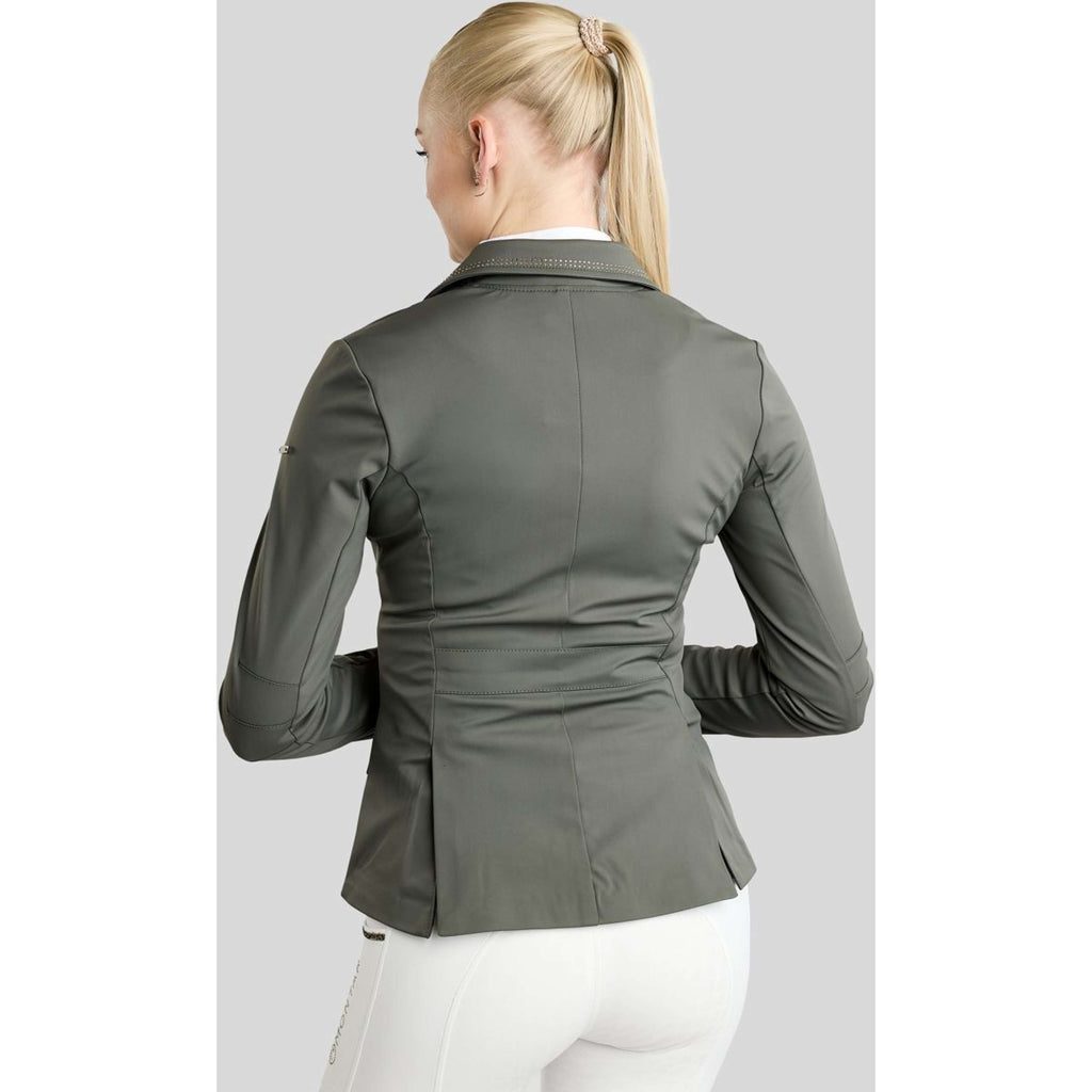 Montar Giacca da Competizione MoEve Golden Quartz Crystals Forest Green