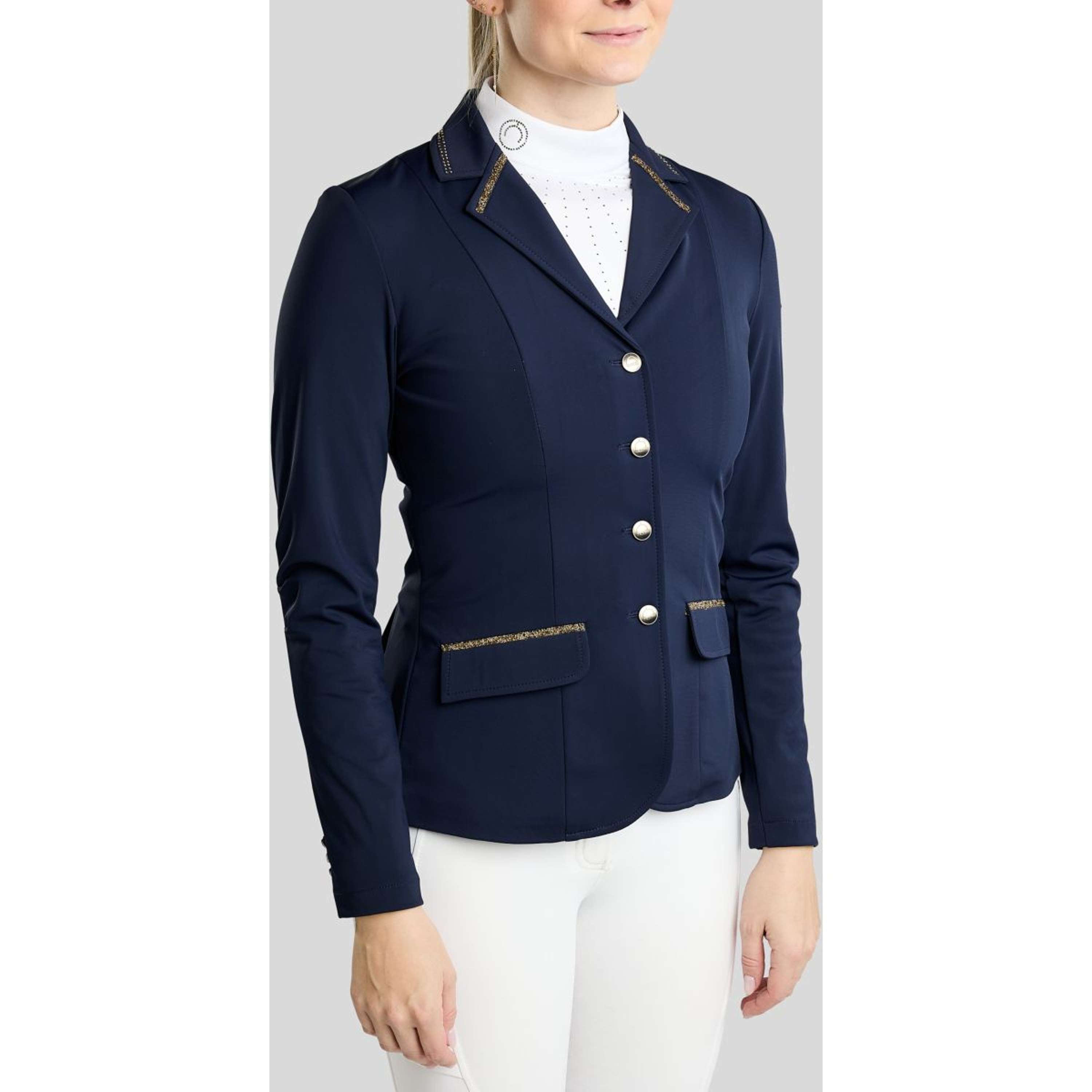 Montar Giacca da Competizione MoEve Golden Quartz Crystals Navy